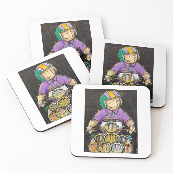 Item preview, Classic Scooter | Vintage Scooter Riders | Retro Mod Inspired Art designed and sold by GWARTGB.