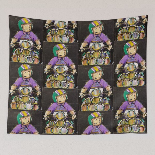 Item preview, Classic Scooter | Vintage Scooter Riders | Retro Mod Inspired Art designed and sold by GWARTGB.
