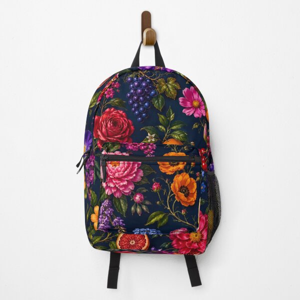 Item preview, Lush Floral and Fruit Pattern on Black designed and sold by CMooreWorx.