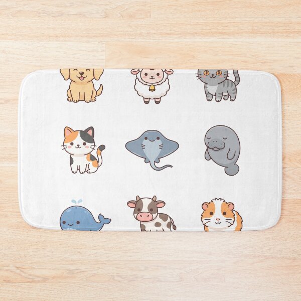 Item preview, Cute Baby Animals Sticker Pack – Kawaii Pets & Sea Creatures Set designed and sold by Pavnud.