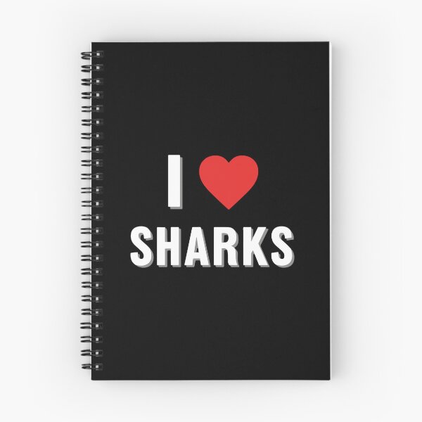 Item preview, I Love Sharks Ocean Life Marine Wildlife Shark Lover designed and sold by PopStars1993.