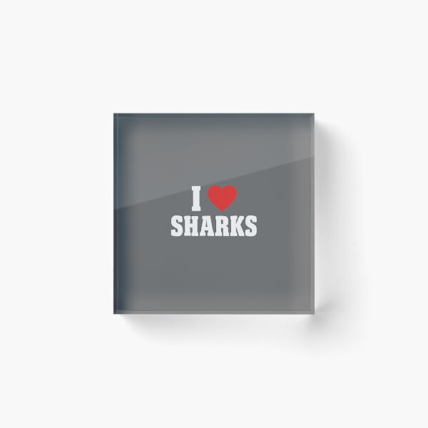 Item preview, I Love Sharks Marine Life Ocean Animal Lover designed and sold by SofiBlair.