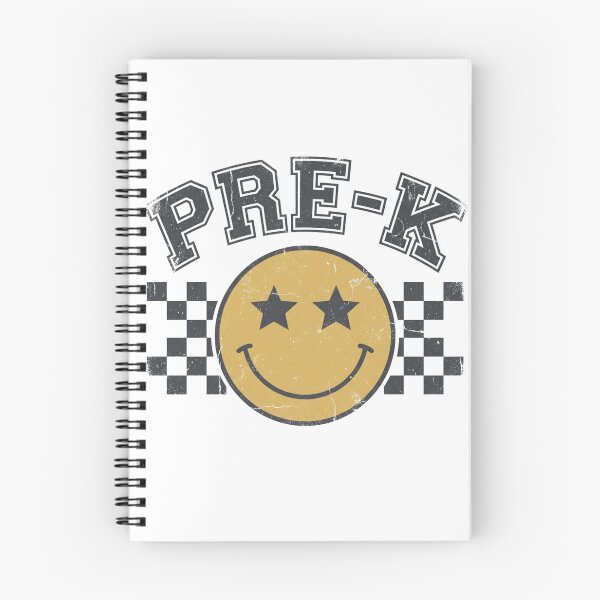 Item preview, Pre-K Smiley Face Art Print - Retro Groovy Star Eyes Back to School Student Gift designed and sold by raedattia.