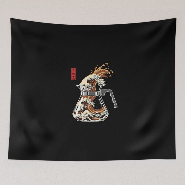 Item preview, Great Wave Coffee Moka Pot Barista Ocean Lover designed and sold by PopStars1993.