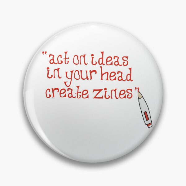Item preview, Act On Ideas In Your Head Create Zines designed and sold by Shooz34.