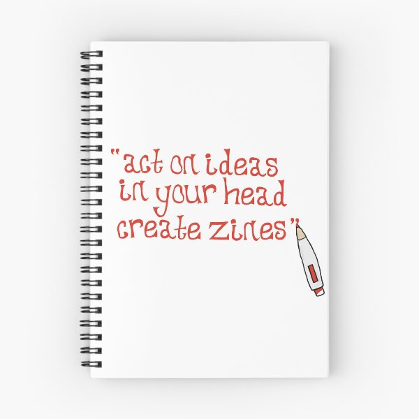 Item preview, Act On Ideas In Your Head Create Zines designed and sold by Shooz34.