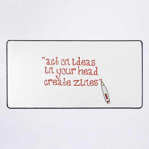Item preview, Act On Ideas In Your Head Create Zines designed and sold by Shooz34.