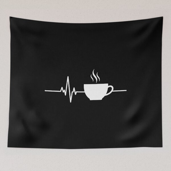 Item preview, Coffee Heartbeat Caffeine Lover Energy Drinker designed and sold by PopStars1993.