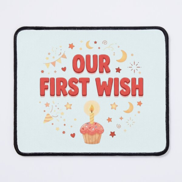 Item preview, Our First Wish Candlelight Birthday design Sticker gifts item designed and sold by Love & Papercraft ⭐️⭐️⭐️.