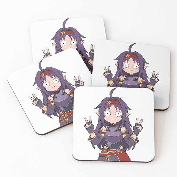 Item preview, Yuuki Sword Art Online Purple Armor Double Peace Pose designed and sold by earlobejerk.