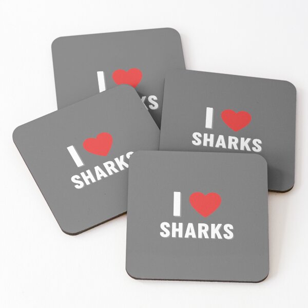 Item preview, I Love Sharks Ocean Animal Lover Marine Life Fan designed and sold by SofiBlair.