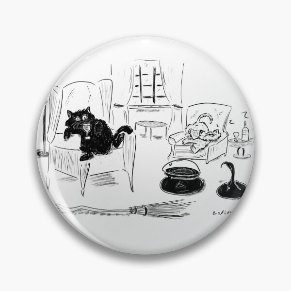 Item preview, A black cat drinking wine on Halloween designed and sold by KPlayerAdhder.