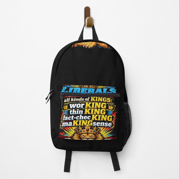 Item preview, Liberals Hate All Kings Funny Conservative Political Satire Lion Graphic designed and sold by LunaBeautiful.