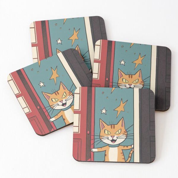 Item preview, Illustration - Stylized Feline Character, Emotion and Fantasy in a Children's Universe designed and sold by World-Pets.