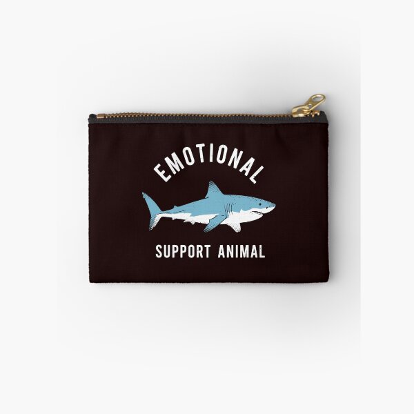 Item preview, Emotional Support Animal Shark Ocean Marine Life Funny designed and sold by PopStars1993.