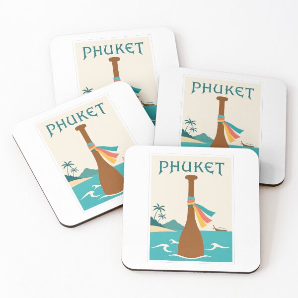 Item preview, Phuket Longtail Boat Travel Poster designed and sold by Beyond Destinations.