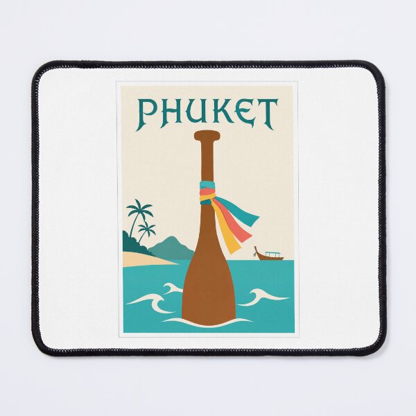 Item preview, Phuket Longtail Boat Travel Poster designed and sold by Beyond Destinations.