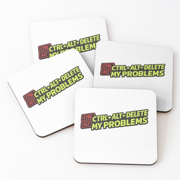 Item preview, Ctrl Alt Delete My Problems designed and sold by EliteCaptionist.