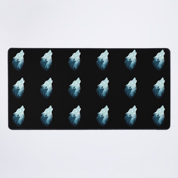 Item preview, Howling Wolf Moon Forest Wilderness Nature Lover designed and sold by SofiBlair.