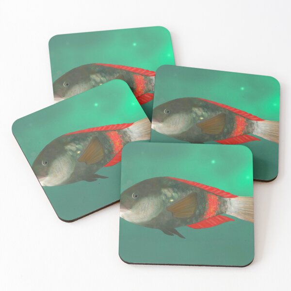 Item preview, Crimson band wrasse fish designed and sold by Chilmelt.