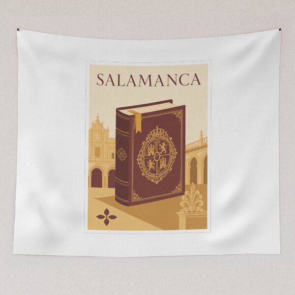 Item preview, Salamanca Historic Book Travel Poster designed and sold by Beyond Destinations.