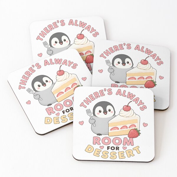 Item preview, Always Room For Dessert Cute Kawaii Penguin Graphic designed and sold by cute stuff too.