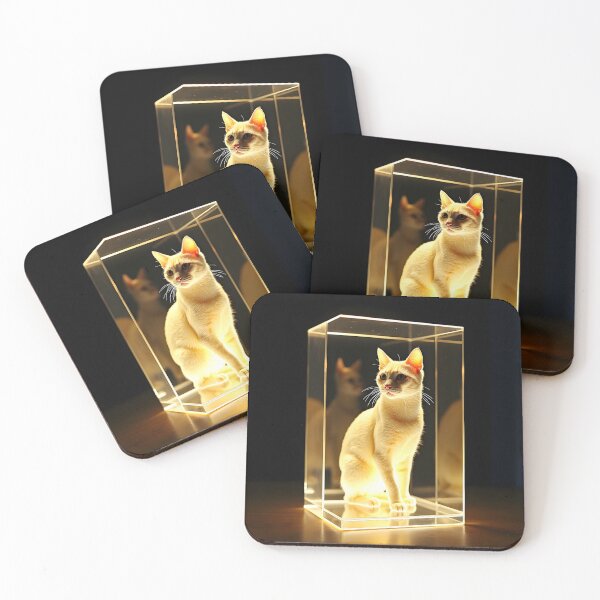 Item preview, The Illuminated Cat Lenticular Sculpture: 3D Laser Etched Acrylic Layer Poster designed and sold by Creative-RE.