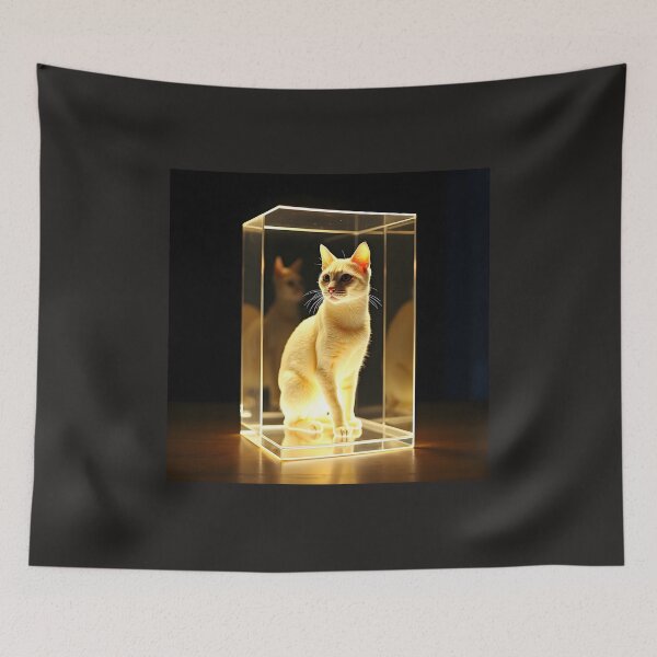 Item preview, The Illuminated Cat Lenticular Sculpture: 3D Laser Etched Acrylic Layer Poster designed and sold by Creative-RE.
