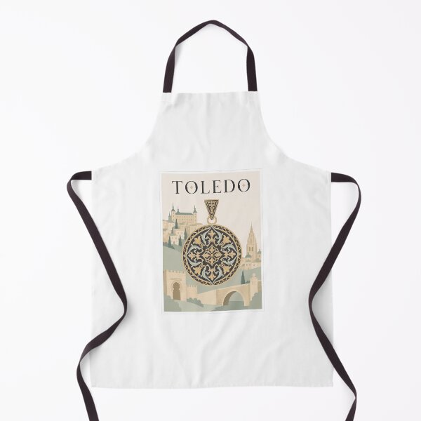 Item preview, Toledo Damascene Pendant Travel Poster designed and sold by Beyond Destinations.