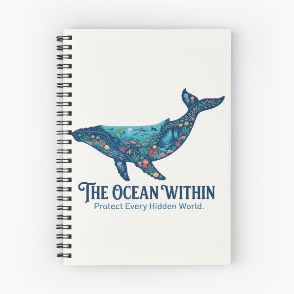 Item preview, The Ocean Within Whale Artwork | Premium Marine Illustration designed and sold by Amr Darwish Graphic designer.