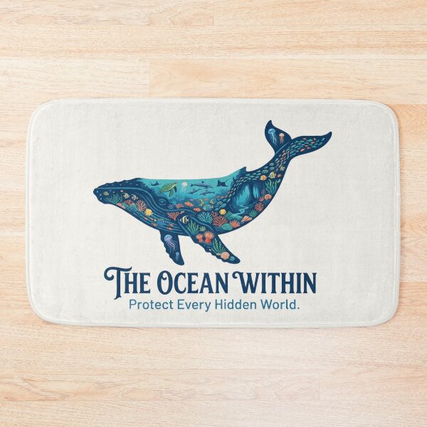 Item preview, The Ocean Within Whale Artwork | Premium Marine Illustration designed and sold by Amr Darwish Graphic designer.