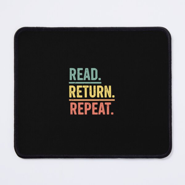 Item preview, Read Return Repeat Book Lover Reading Library Reader designed and sold by PopStars1993.