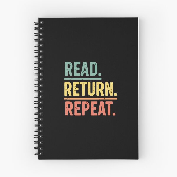 Item preview, Read Return Repeat Book Lover Reading Library Reader designed and sold by PopStars1993.