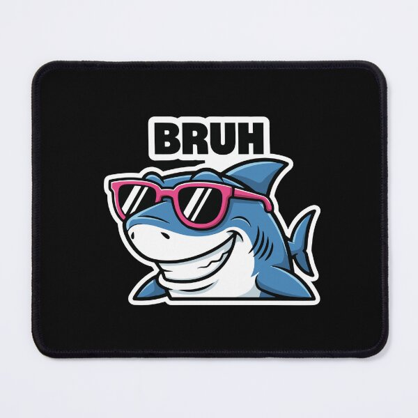 Item preview, Bruh Cool Shark Funny Meme Youth designed and sold by SofiBlair.