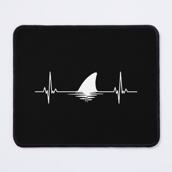 Item preview, Shark Heartbeat Ocean Life Lover designed and sold by SofiBlair.