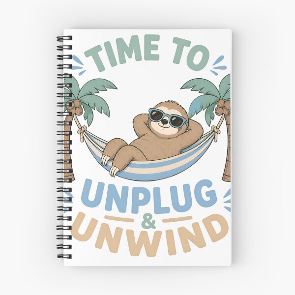 Item preview, Unplug And Unwind Cute Sloth Hammock Graphic designed and sold by cute stuff too.