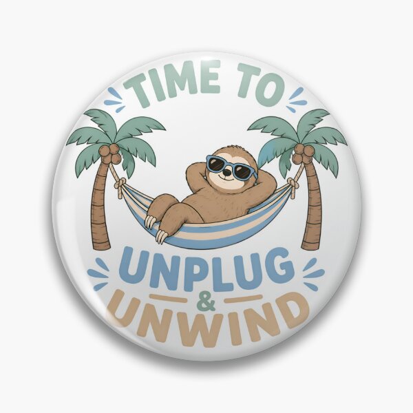 Item preview, Unplug And Unwind Cute Sloth Hammock Graphic designed and sold by cute stuff too.