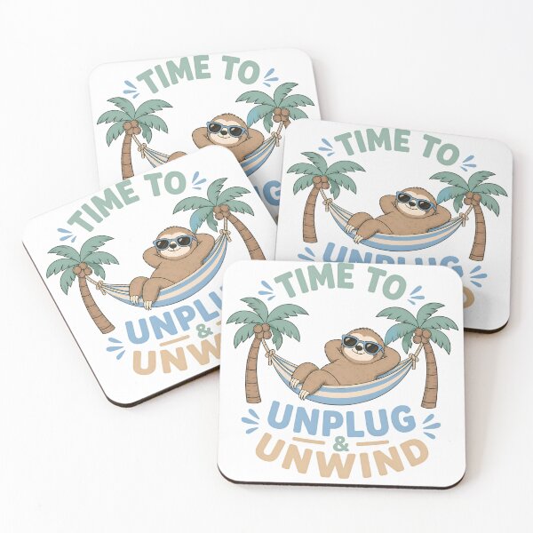 Item preview, Unplug And Unwind Cute Sloth Hammock Graphic designed and sold by cute stuff too.