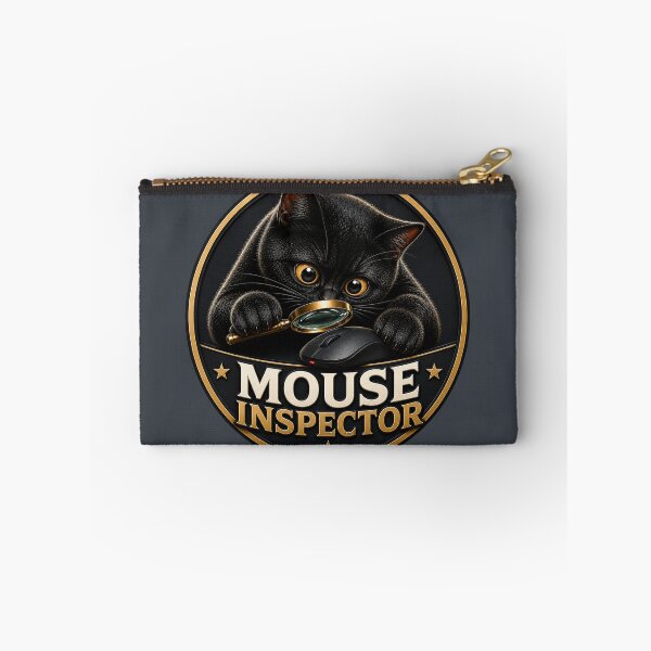 Item preview, Mouse Inspector | Funny Black Cat Office Humor | Professional Cursor Chaser designed and sold by ZibaCentralShop.