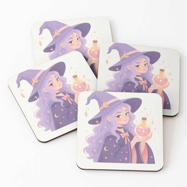 Item preview, Potion Witch – Cute Pastel Magic Sticker designed and sold by Cerys-GS.