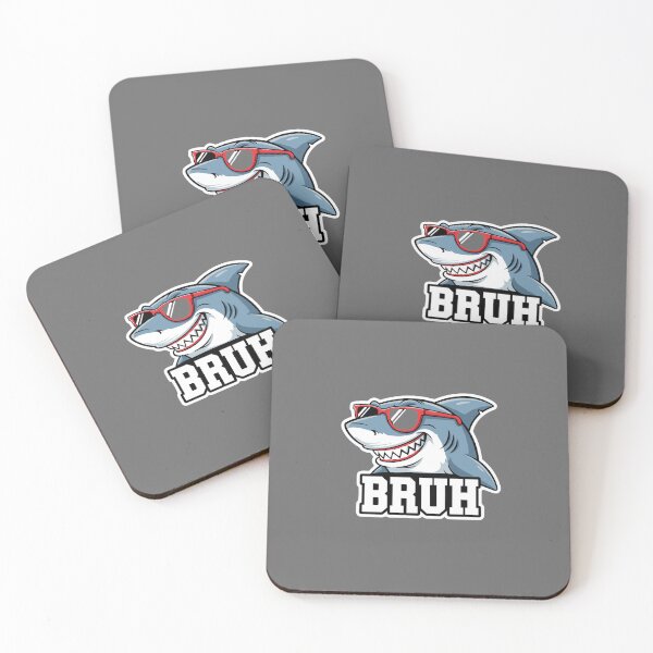 Item preview, Bruh Funny Shark Meme Ocean Animal designed and sold by SofiBlair.