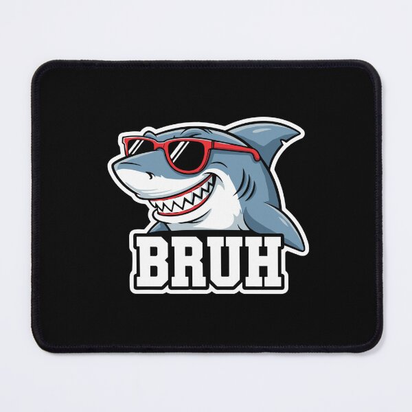 Item preview, Bruh Funny Shark Meme Ocean Animal designed and sold by SofiBlair.