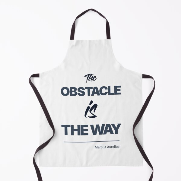 Item preview, The Obstacle Is the Way - Marcus Aurelius - Minimalist Style Stoic Quote - Dark Version designed and sold by Stoic Core.