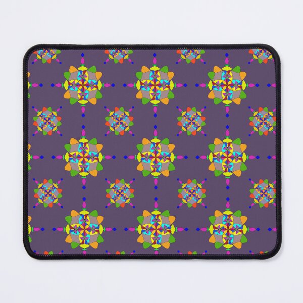 Item preview, Colorful Floral Mandala Seamless Pattern for Textile, Wallpaper and Surface Design with Geometric Symmetry designed and sold by MeawExoplanet.