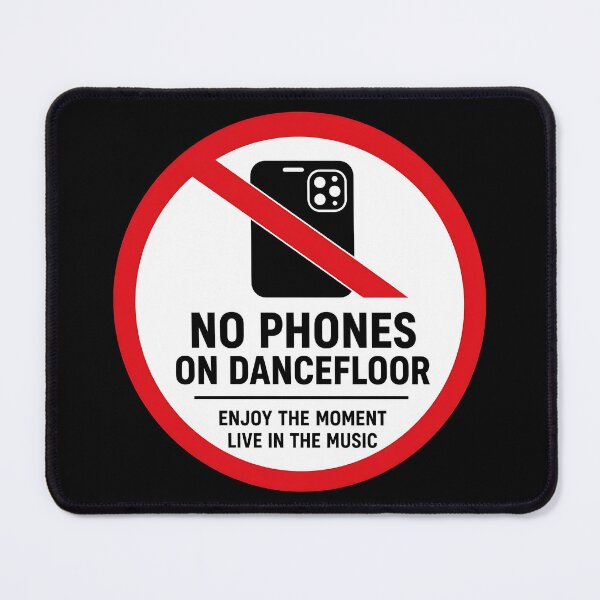 Item preview, No Phones On Dancefloor Live In The Music designed and sold by ZenRave Designs.