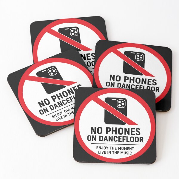 Item preview, No Phones On Dancefloor Live In The Music designed and sold by  ZenRave Designs.