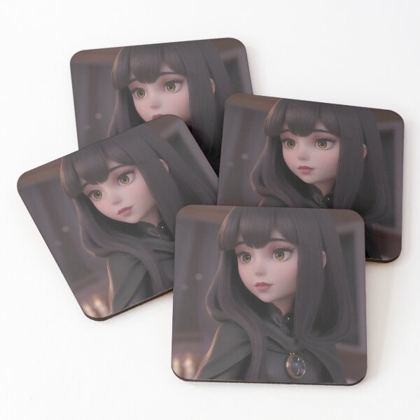 Item preview, Enchanting Gothic Anime Girl Portrait designed and sold by MoonGlyphSilence.