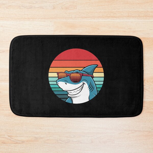 Item preview, Cool Shark Ocean Retro Sunset Summer Beach Vacation Marine Life designed and sold by PopStars1993.