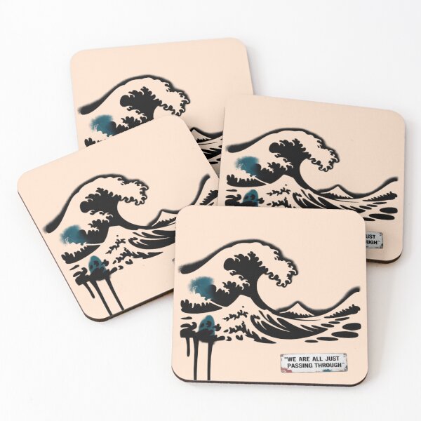 Item preview, Banksy Wave - We are all just passing through designed and sold by 123ks.