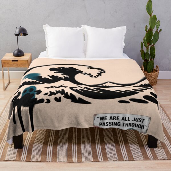 Item preview, Banksy Wave - We are all just passing through designed and sold by 123ks.